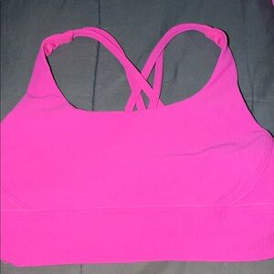 lululemon athletica Vibrant Pink Sports Bra